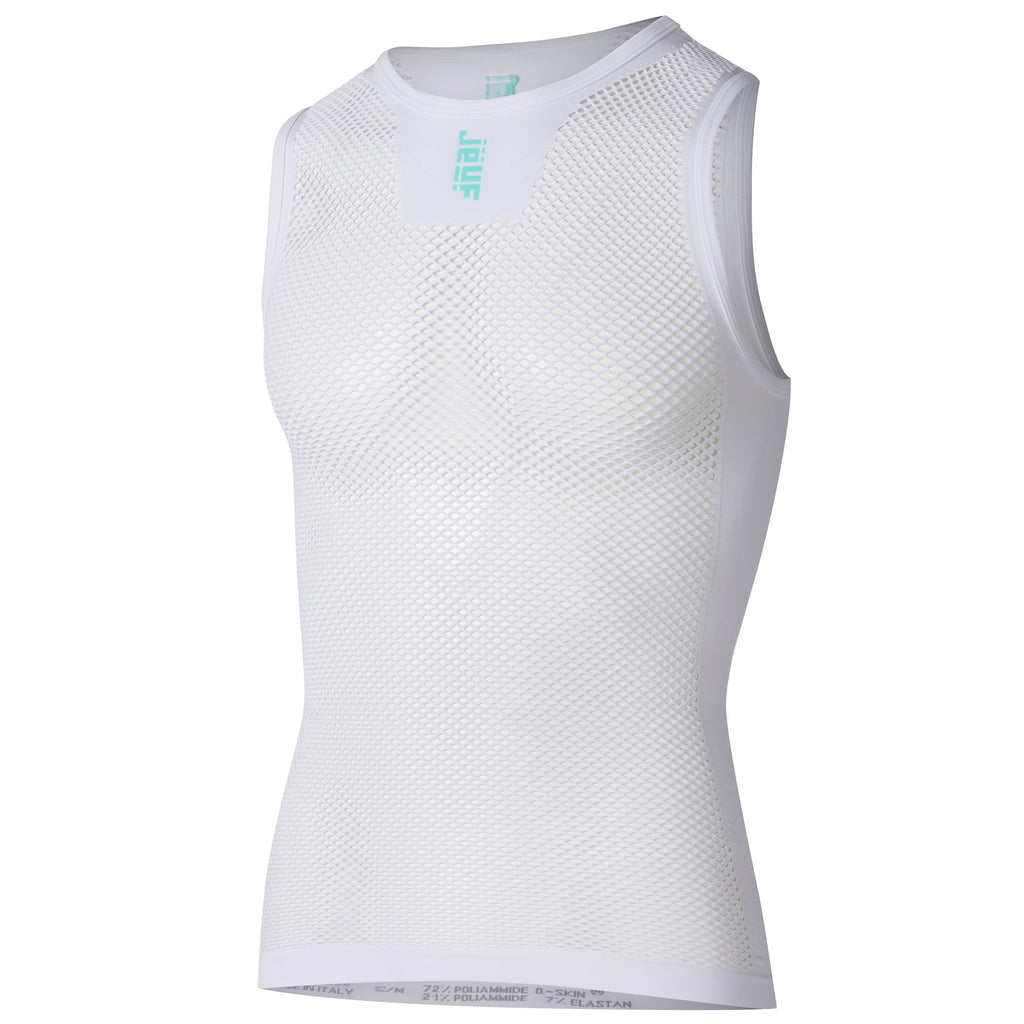Jëuf Train Sleeveless Mesh Cycling Vest - White