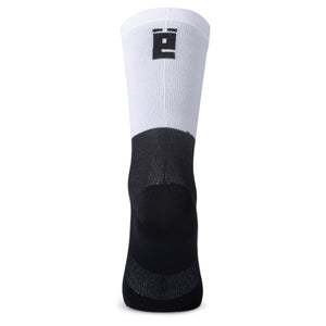 Jëuf Train Logo Socks - White Black