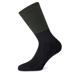 Jëuf Train Logo Socks - Green Black