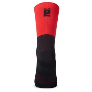 Jëuf Train Logo Socks - Red Black