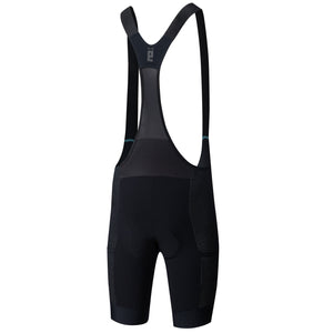 Jëuf Pro Race Gravel Cargo Bib Shorts Black - Main Image