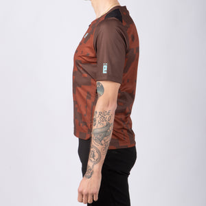 Jëuf Pro Gravel Jersey with Zip - Brown