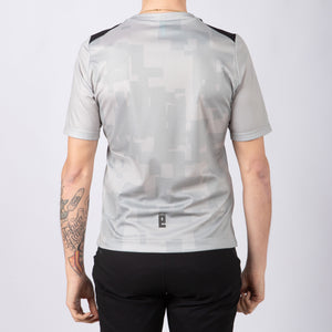 Maglia Jëuf Pro Gravel con zip - Grigio